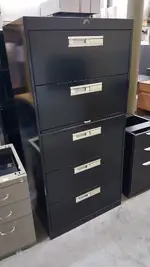 Roll Out Conserv-A-File 5 Drawer Lateral File Cabinet
