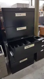 Roll Out Conserv-A-File 5 Drawer Lateral File Cabinet
