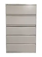 Putty Hon 5 Drawer Lateral Filing Cabinet â€“ 42 Inch Wide