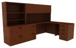 L Shape Desk with Storage