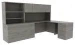 L Shape Desk with Storage