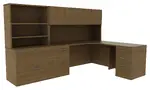 L Shape Desk with Storage