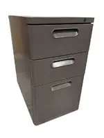 Gray Metal Box/Box/File Pedestal Drawers
