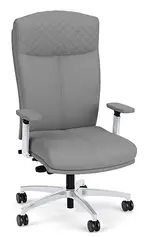 Leather Diamond Stitch Executive Office Chair