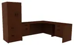 L Shaped Desk with Storage