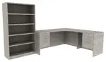 Desk with Bookcase