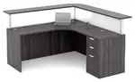 Modern L Shaped Reception Desk