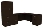 L Shaped Desk with Storage