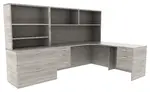 L Shaped Desk with Storage