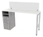 Standing Height Desk with Acrylic Panel