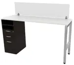 Standing Height Desk with Acrylic Panel