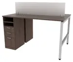 2 Person Workstation with Drawers