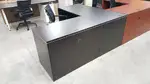 L Shape Desk with Locking Drawers