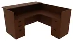 L Shaped Reception Desk with Counter