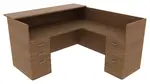 L Shaped Reception Desk with Counter