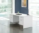 Rectangular Desk with Drawers