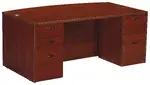 Bow Front Desk with Drawers