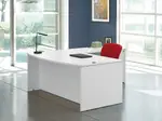 Bow Front L Shaped Desk