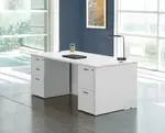 Rectangular Desk with Drawers