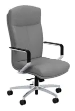 Leather Conference Chair with Arms