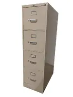 Tan Hon 4 Drawer Vertical Filing Cabinet