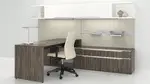 L Shaped Desk with Storage