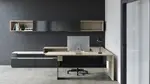 Modern U Shaped Desk with Storage