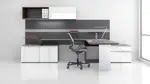 Modern L Shaped Desk with Storage