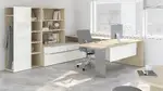 U Shaped Desk with Storage