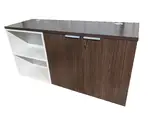 Walnut Laminate Storage Credenza â€“ 60 Inch Wide