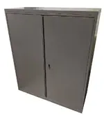 Gray Metal Storage Cabinet â€“ 41.75 Inch Wide