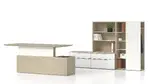 Sit Stand Desk with Storage