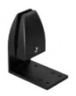 Black Under Edge Desk Mount Bracket Mount (Pair)