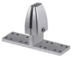 Silver Dual Edge Desk Mount Bracket Mount (Pair)