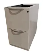 Beige File/File Pedestal Drawers without Top
