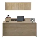 U Shaped Desk with Storage