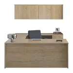 U Shaped Desk with Storage