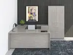 U Shaped Desk with Storage