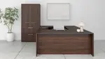 U Shaped Desk with Storage