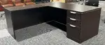 L Shaped Desk with Drawers