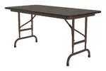 Height Adjustable Folding Table