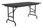 Height Adjustable Folding Table