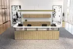 2 Person U Shaped Reception Desk