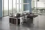 144â€ x 168â€ 4 Person Desk