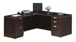 L Shaped Desk with Drawers