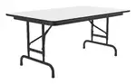 Folding Table with Adjustable Legs