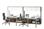 2 Person L Shaped Desk