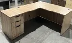 L Shaped Desk with Drawers