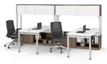 L Shaped 2 Person Desk