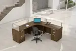 L Shaped Reception Desk